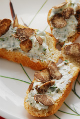 Crostini al tartufo - Antipasti Toscana
