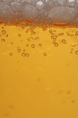 Detail of a beer in a glass...........
