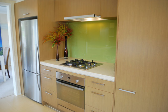 modern kitchen with elegant decoration