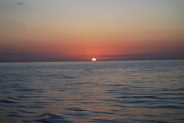 tramonto viola