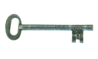 age-old key from a ferruginous metal