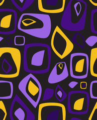 Stylish violet-yellow background. Vector illustration