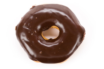 Donut with white background close up shot