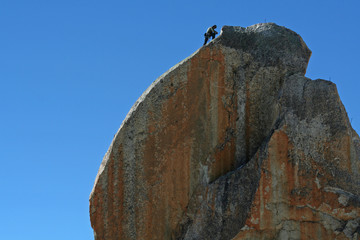 Escalade au sommet