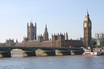 Fototapeta na wymiar A photography of the Houses of parliament in London UK