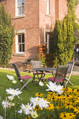 Relaxing backgarden for summer days