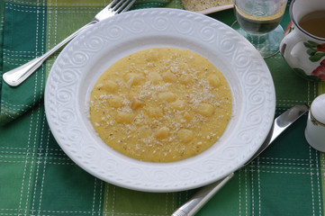 Polenta condita - Antipasti Emilia Romagna