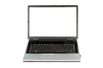 Isolated laptop