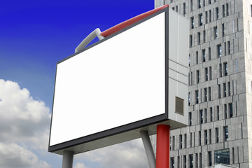 blank billboard ready for your advertisement