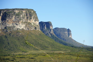 Vallée et montagnes de la Chapada Diamantina, Brazil.