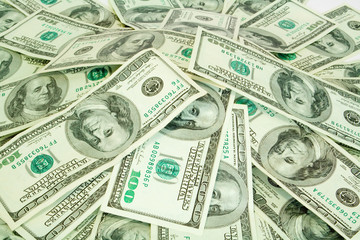 business concept. money background from dollars