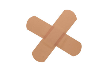 Plaster (Isolated with clipping path)