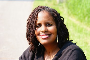 African American Woman with Dreadlocks