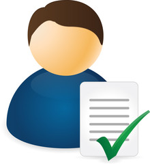 Flow Chart Icons - Accept Document