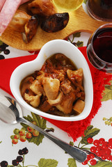 Salsa di salsicce e porcini - Antipasti Toscana