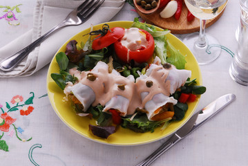 Involtini al lardo - Antipasti Toscana
