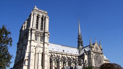 Notre Dame vue de c&ocirc;t&eacute;