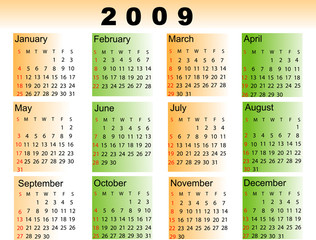 Calendar 2009