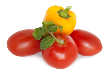 tomatoes and pepper