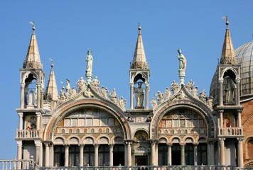 Naklejka premium Italy. Venetian architecture. Basilica San Marco