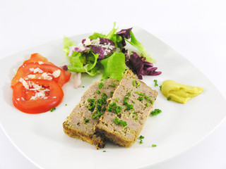 tranches de terrine, paté