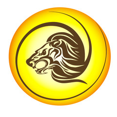 abstract lion icon
