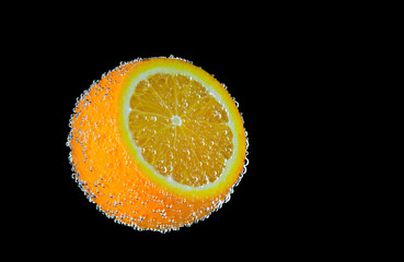 bubbled orange