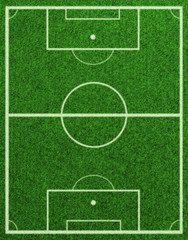 Naklejka premium Fußballfeld