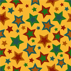 Obraz premium Bold Stars Border