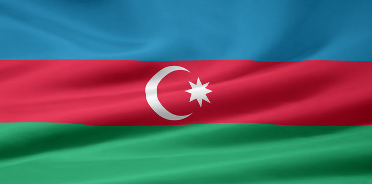 Aserbaidschanische Flagge