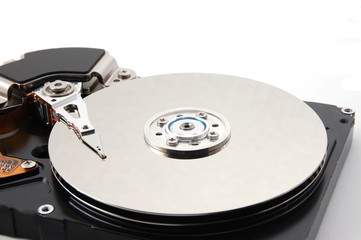 computer hard disk drive  isolated