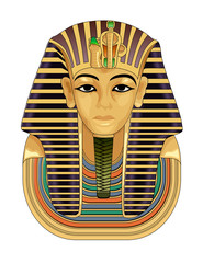 Pharaoh golden death mask
