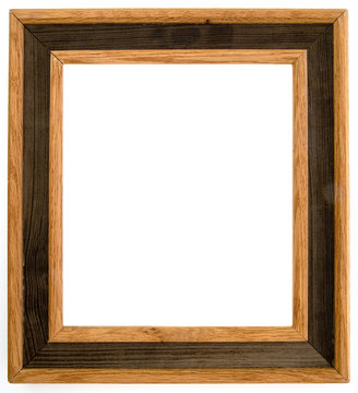 Two-tone wooden frame