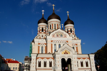 Fototapeta na wymiar Katedra orthodoxe Alexander Nievsky