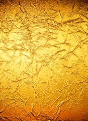 Deurstickers Metaal Abstracte gouden achtergrond