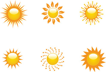 Collection of Vector Suns