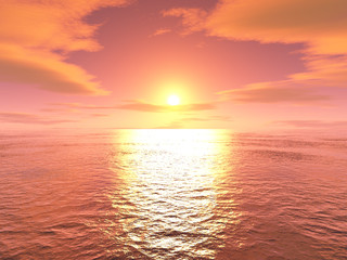 Fototapeta premium Puesta de sol