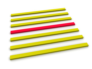 Obraz premium line. 3d