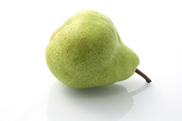 Pear on Isolated White Background