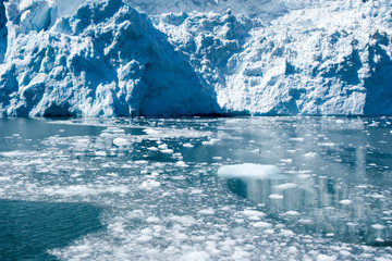Hubbard glacier in Alaska USA