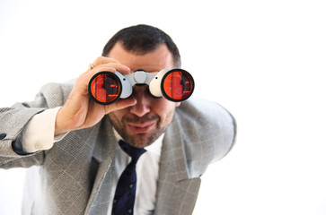 mann mit dem fernglas