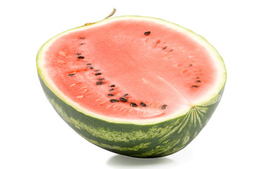 Fresh appetizing water-melon on a white background