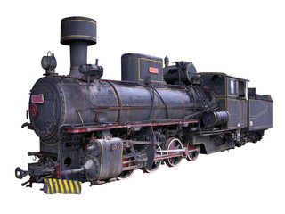 Fototapeta premium Locomotive engine of train