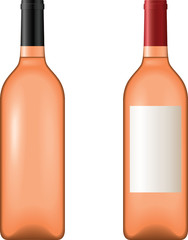 Rose wine - blend and gradient only