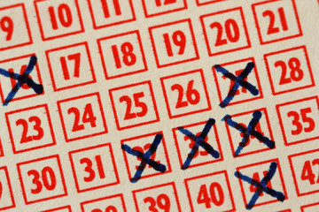 Grille de loto