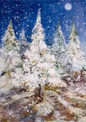 a picture representing a romantic christmas tree