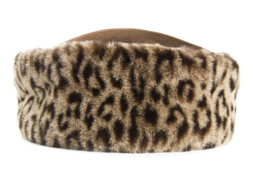 Woman's Winter Hat Isolated on White