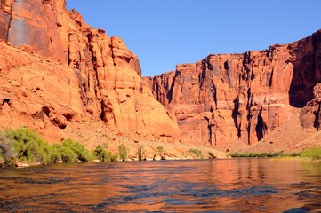 Fototapeta na wymiar Colorado River in Glen Canyon