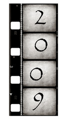 Obraz premium Old film with 2009,2D art