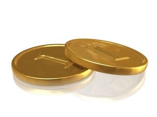 Golden coins